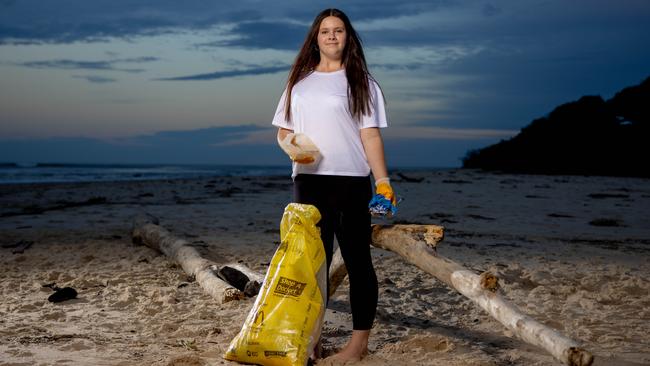 Shalise Leesfield, environmentalist and ocean warrior, Picture: Lindsay Moller