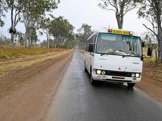 UPGRADE NEEDED: School bus operator Graham Henningsen is a daily user of the Biggenden-Gooroolba Road. Picture: Erica Murree