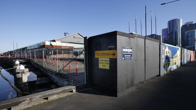 The state government has reached a multimillion-dollar settlement with tenants of Central Pier. Picture: David Caird