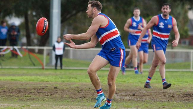 Matt Jones finished best afield from the wing. Picture: Geoff Klep