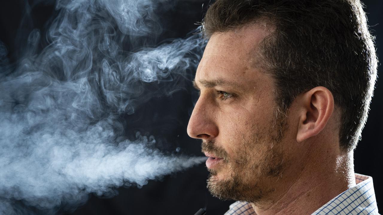 Michael Sacagio has been prescribed medicinal cannabis for chronic pain and mental health. Picture: Kevin Farmer