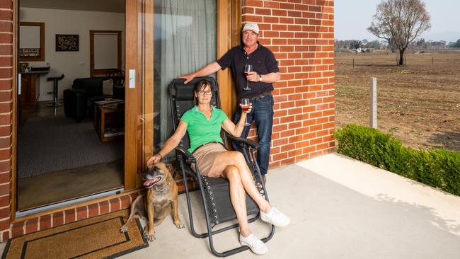 Alpine Edge Accomodation in Corryong owners Kerri and Ross Miller.