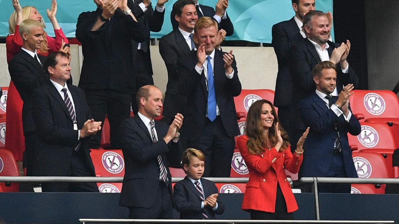 Prince George at the football. Picture: Justin Tallis/Pool/AFP