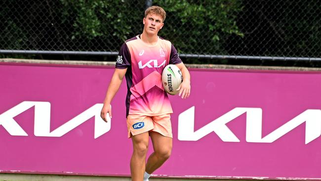 Reynolds is keen to play a mentoring role for boom 17-year-old halfback Coby Black. Picture, John Gass