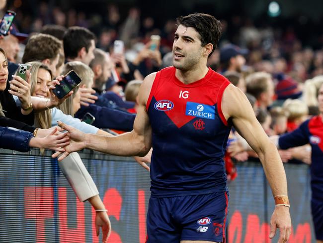 Petracca won’t be leaving according to the Dees. (Photo by Dylan Burns/AFL Photos via Getty Images)