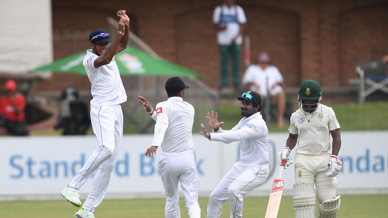 South Africa’s struggles with the bat continued on day one of the second test.