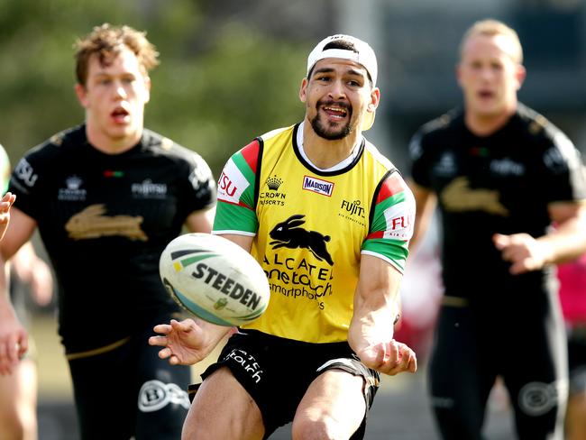 Check out Cody Walker ahead of his round one start for the Rabbitohs. Picture: Gregg Porteous