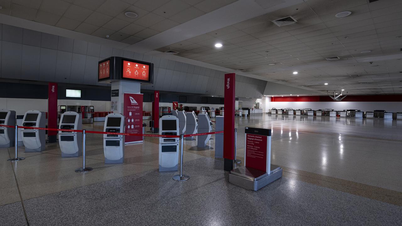 The border shutdown will force airlines to scale back Sydney-Melbourne flights even more. Picture: Daniel Pockett/Getty Images