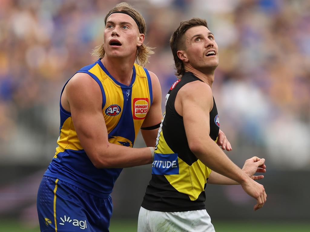 Liam Baker wants to get to West Coast. Picture: Will Russell/AFL Photos