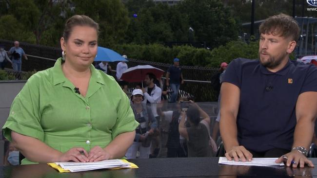 Former Australian tennis star Jelena Dokic says she is hopeful of Ash Barty returning to tennis. Picture: Nine