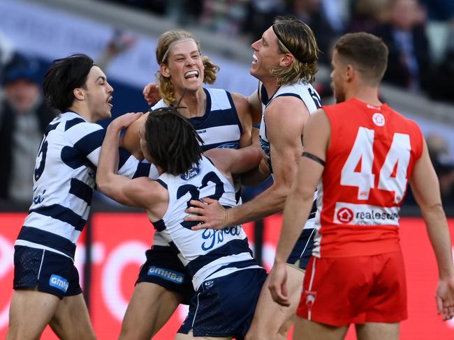 Sam De Koning was one of Geelong’s best players in 2022. Picture: Quinn Rooney