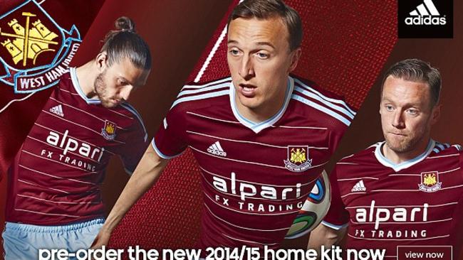 Adidas pays tribute to the Hammers’ 1985-86 strip with this season’s home kit.