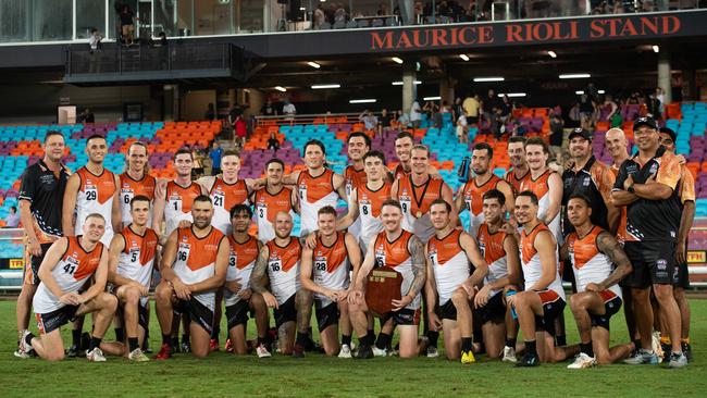 NTFL Buffaloes' mens side beat the Essendon Bombers. Picture: Pema Tamang Pakhrin