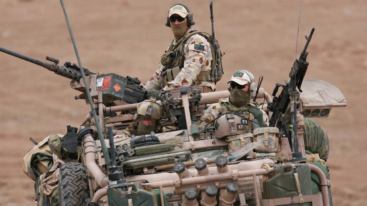 Australian Special Forces soldiers from the Special Operations Task Group based in Oruzgan Province in Afghanistan.