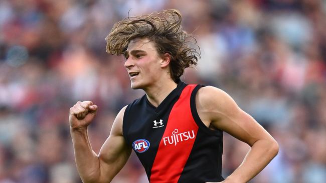 Harrison Jones was a big positive for the Bombers. Picture: Quinn Rooney/Getty Images