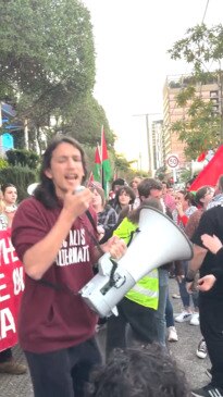 Pro Palestinian protesters swarm Labor dinner