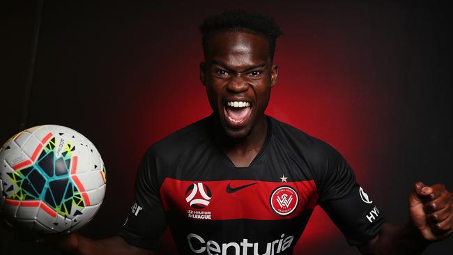 Young Wanderers forward Mohamed Adam ahead of the season kick-off. Picture: Brett Costello