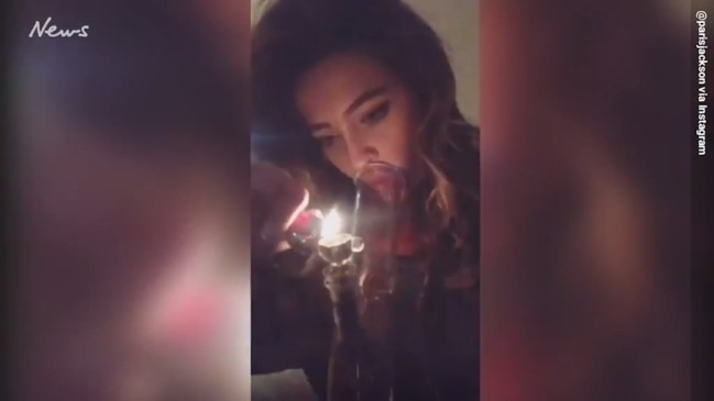 Paris Jackson smokes bong after Finding Neverland