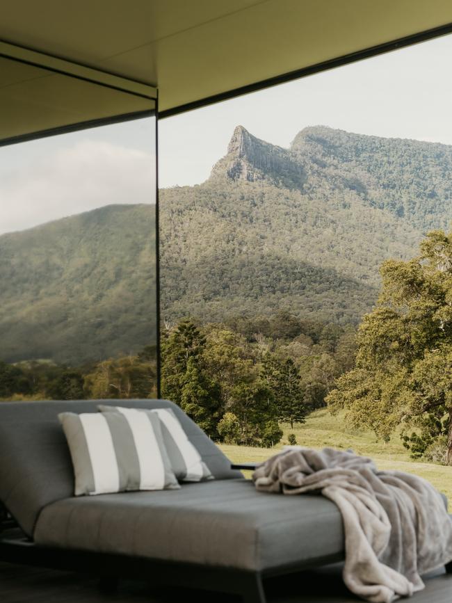 More mountain views from the daybed. Picture: Sally Singh