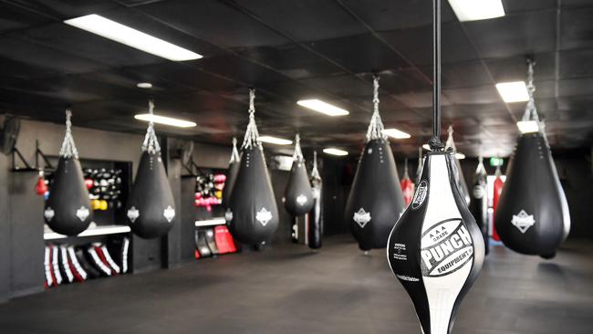 The Attic boxing training centre. Picture: Shae Beplate.