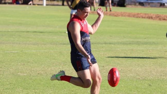 Eastern Park Shawn Mansell booted nine goals on Saturday. Picture: Eastern Park Football Club