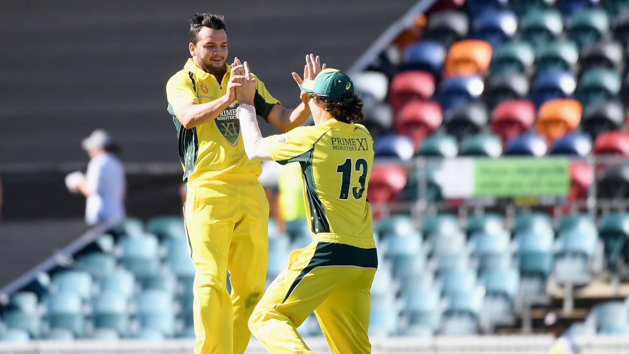South Africa has fallen to a five-wicket defeat against a Prime Minister’s XI side mainly made up of uncapped youngsters.