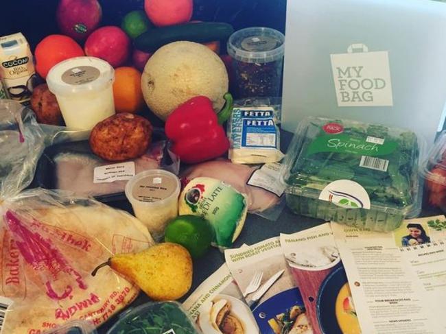 My Food Bag delivery. Picture: Instagram/ Sarah Swain