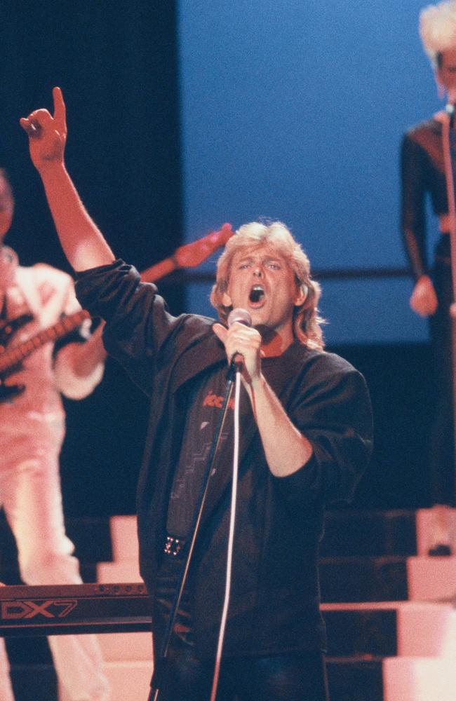 John Farnham on the set of Countdown. Picture: ABC TV