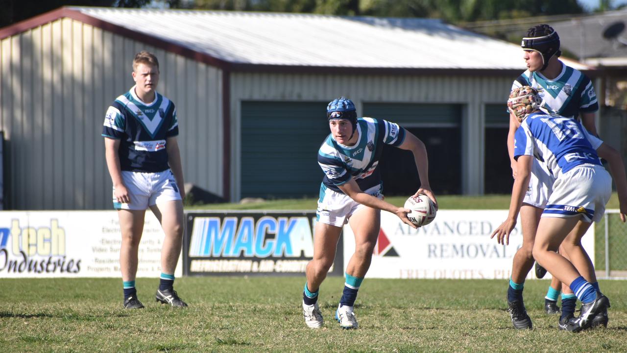 Will Shears for Mercy College against Ignatius Park in the Cowboys Challenge, July 20 2021. Picture: Matthew Forrest