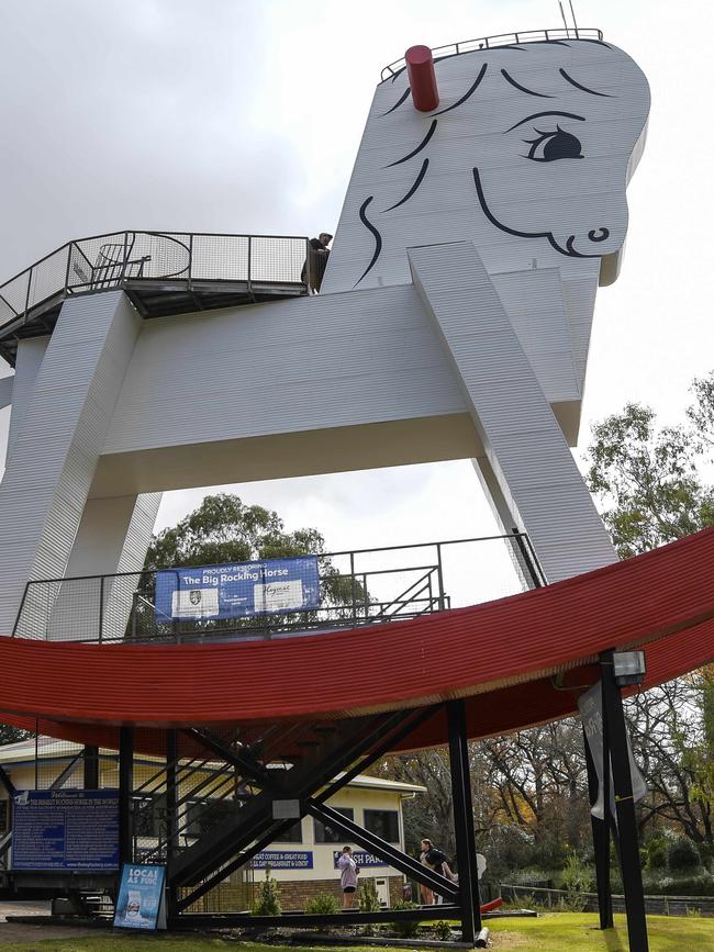 The Big Rocking Horse at Gumeracha is a ppopular tourist attraction. Picture: RoyVPhotography