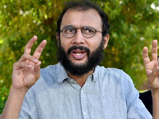 BRISBANE, AUSTRALIA - NewsWire Photos February 17, 2023:  Jonathan Sriranganathan, Councillor for the Gabba at East Brisbane state schoolPicture: NCA NewsWire / John Gass