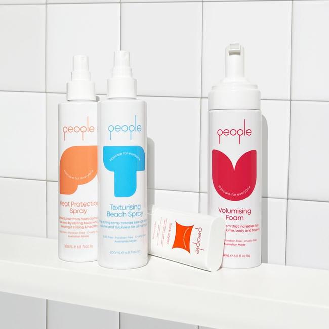 People has recently begun expanding its offering – all of which is priced at $16 – and now includes several treatments such as a heat protectant, volumising foam and a texturising spray.