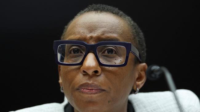 Dr Claudine Gay, President of Harvard University, testifies before the House Education and Workforce Committee at the Rayburn House Office Building on December 05, 2023 in Washington, DC. Picture: Getty Images