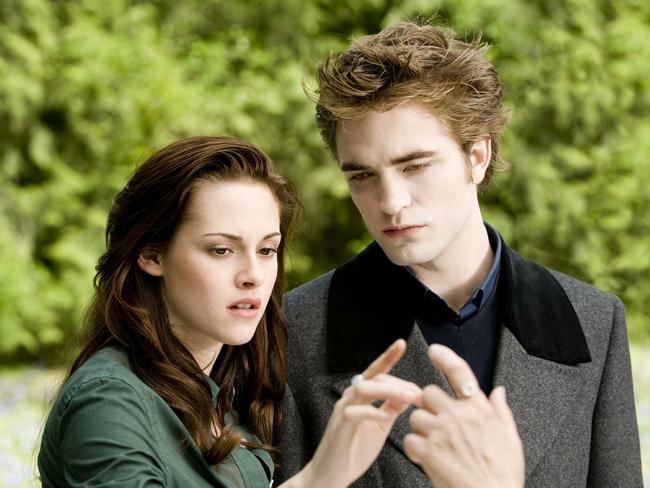 ‘It wasn’t until Twilight that I learned there were stories out there that combined my two favourite things’ … actors Kristen Stewart and Robert Pattinson in the movie adaptation of Twilight: New Moon.