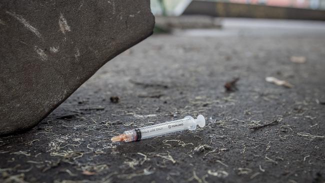 Drug use, and drug sales, are rife in the Victoria St area of Richmond. Picture: Jake Nowakowski