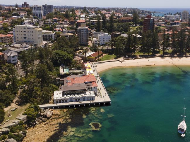 AFTER: An artist's impression of the proposed public space at Manly Cove. Picture: NSW Government