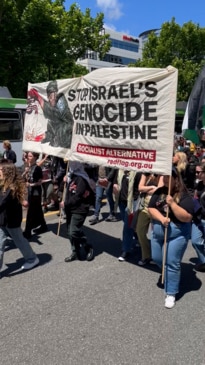 Students protest against War in Melbourne