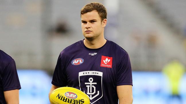 Sean Darcy is recovering from a knee clean-out. Picture: Will Russell/AFL Photos via Getty Images