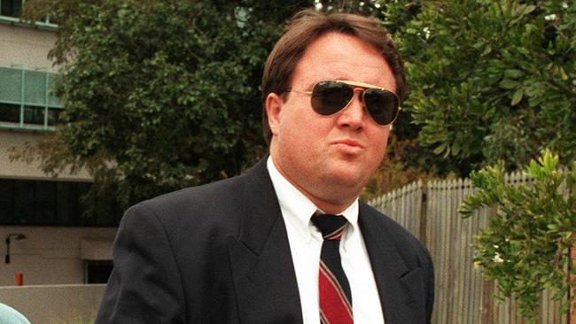 Michael Featherstone leaving the Carter Inquiry in July 1997. Picture: Picture Phil Norrish.