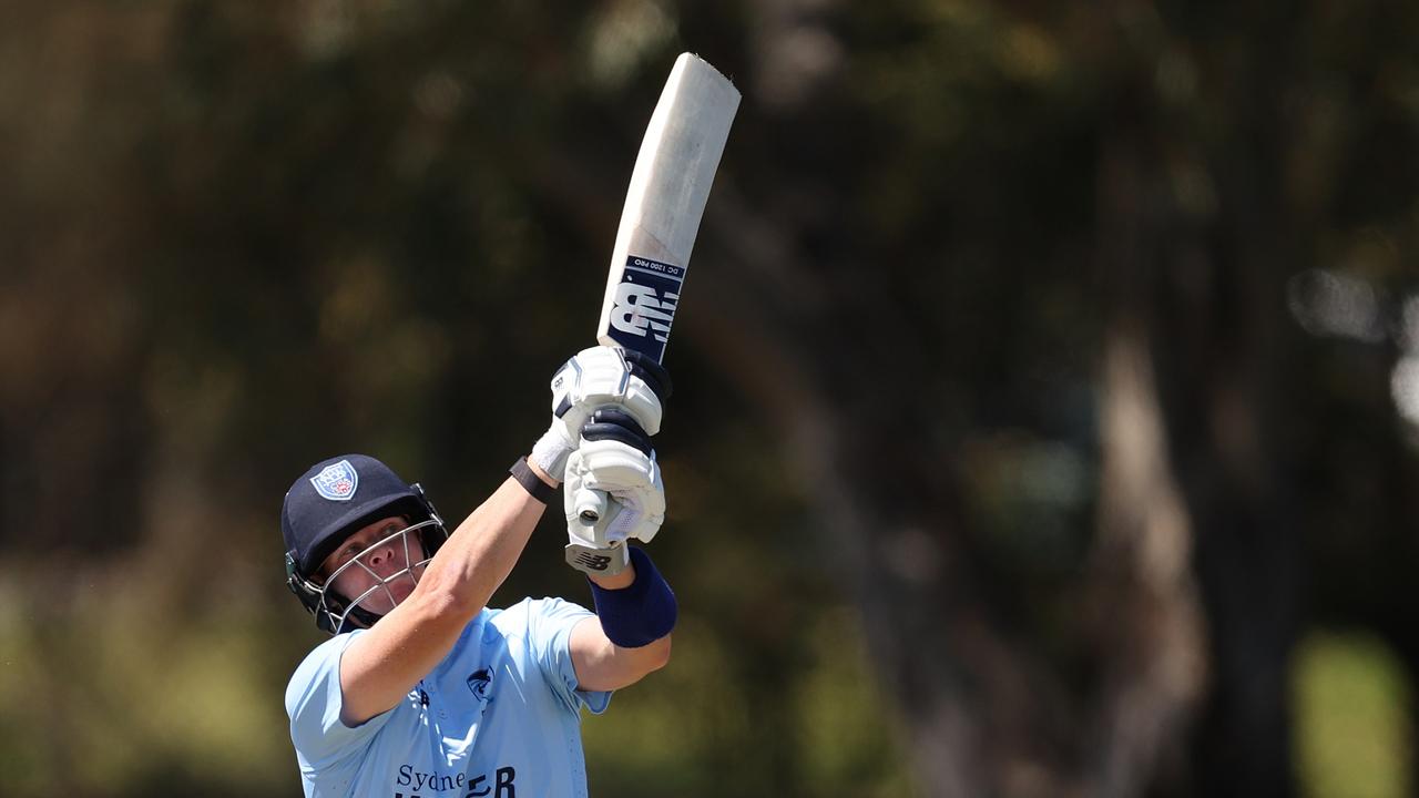 MELBOURNE, AUSTRALIA - OCTOBER 25: Steve Smith of NSW bats during the ODC match between Victoria and New South Wales at CitiPower Centre, on October 25, 2024, in Melbourne, Australia. (Photo by Robert Cianflone/Getty Images)