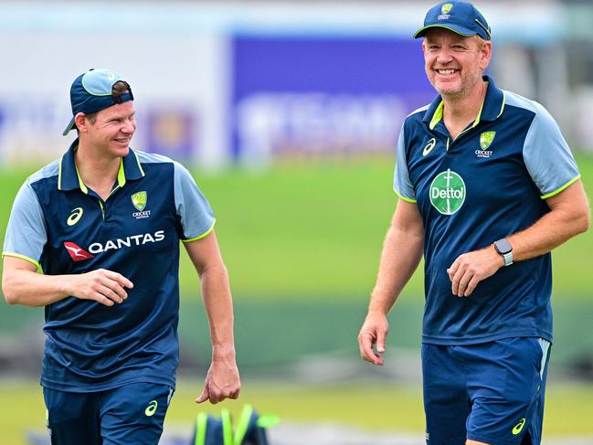 Australia coach Andrew McDonald has a batting dilemma on his hands with an influx of in-form young talent. Picture: AFP