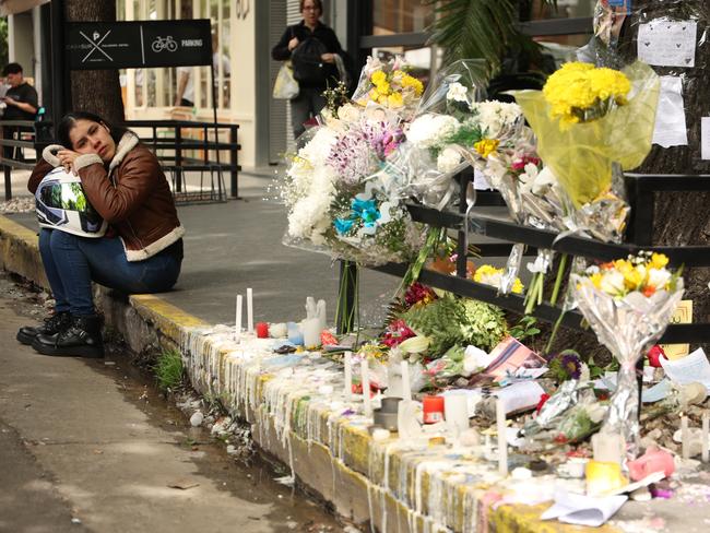 Tributes left at the Casa Sur Hotel where Liam Payne died. Picture: Getty Images