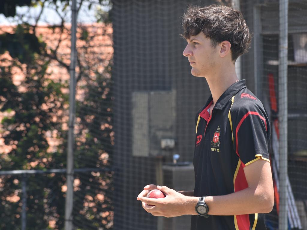 Sam Gassman is developing into a feared fast bowler.