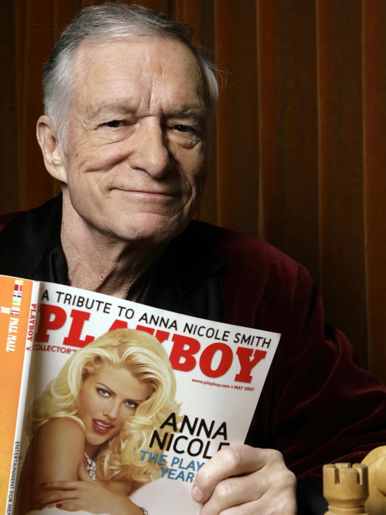 A new series is set to lift the lid on the ‘dark underbelly of Hugh Hefner and his Playboy empire. Picture: Damian Dovarganes/AP