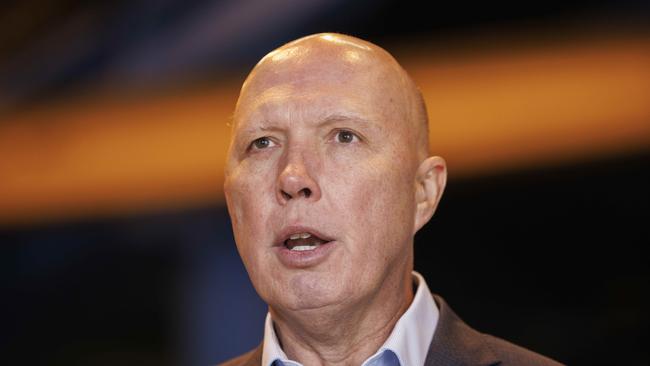 Opposition Leader Peter Dutton. Picture: NCA NewsWire / David Swift