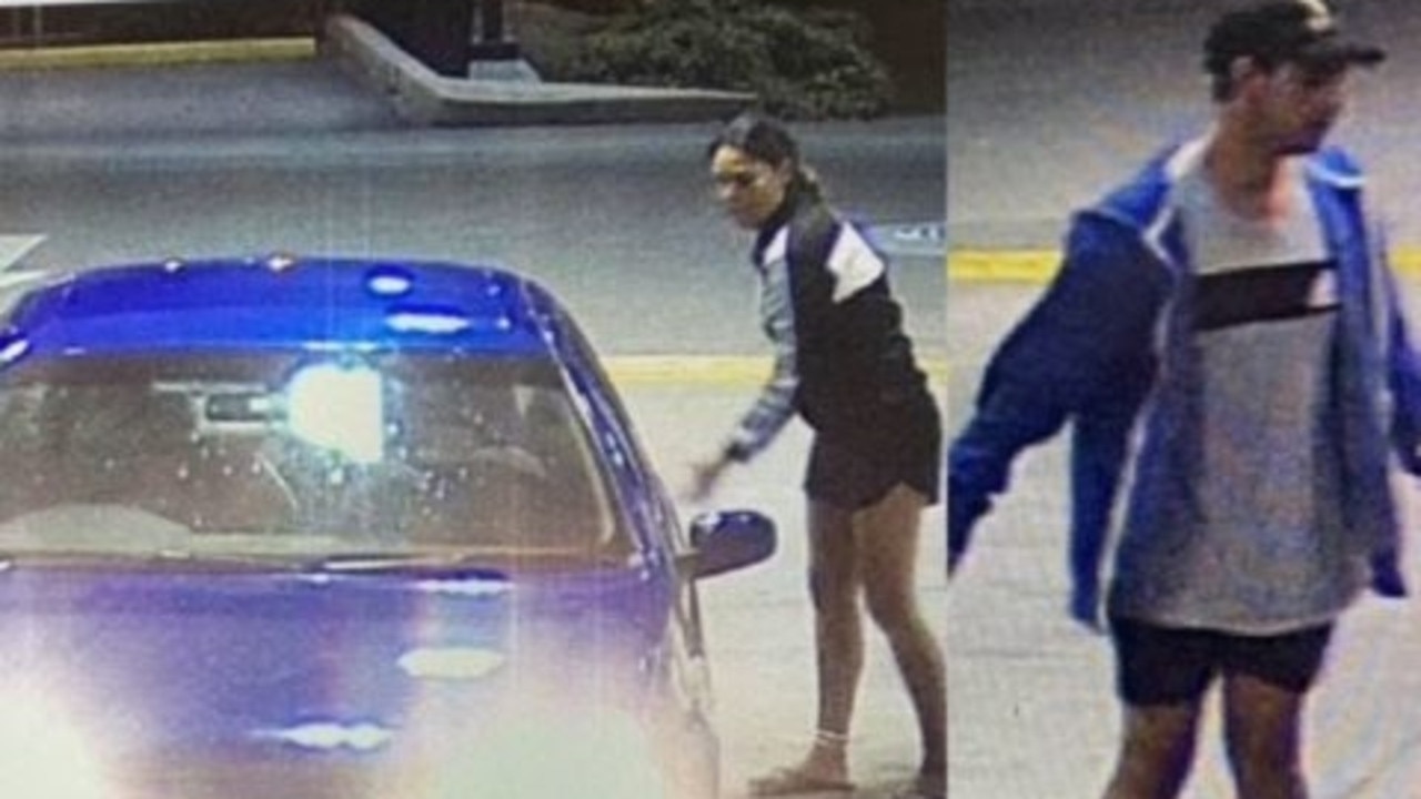 Police are seeking to identify the two people pictured who may be able to assist them with their inquiries regarding a vehicle stolen from a Rockville address in Toowoomba.