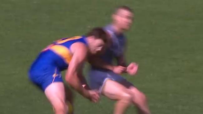 Robbie Gray copped a one-match suspension for his high bump on Jeremy McGovern.