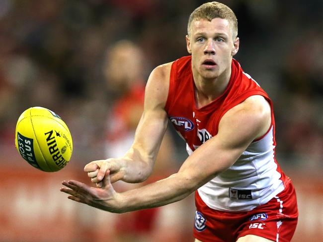 Zak Jones had a promising debut year for the Swans. Picture: Wayne Ludbey