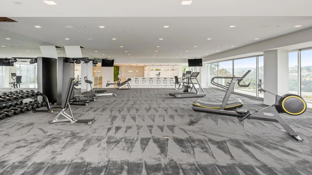 A fully equipped gym. Picture: ConciergeAuctions