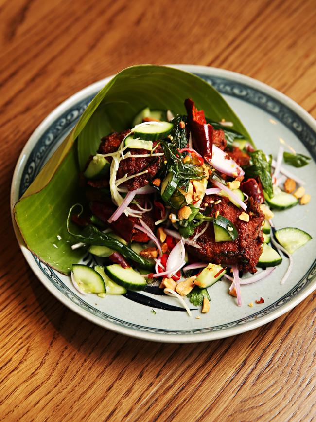 Fish cakes at Long Chim. Picture: Tim Carrafa